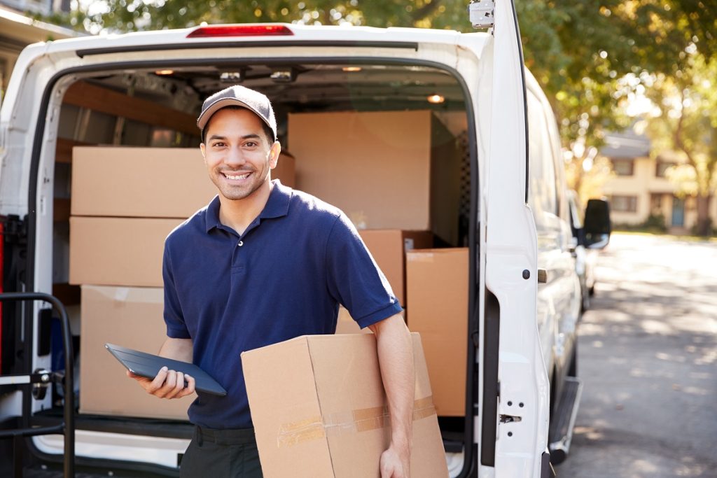 Man delivering package