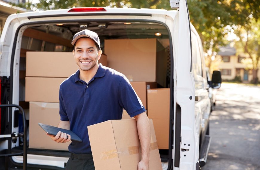 Man delivering package