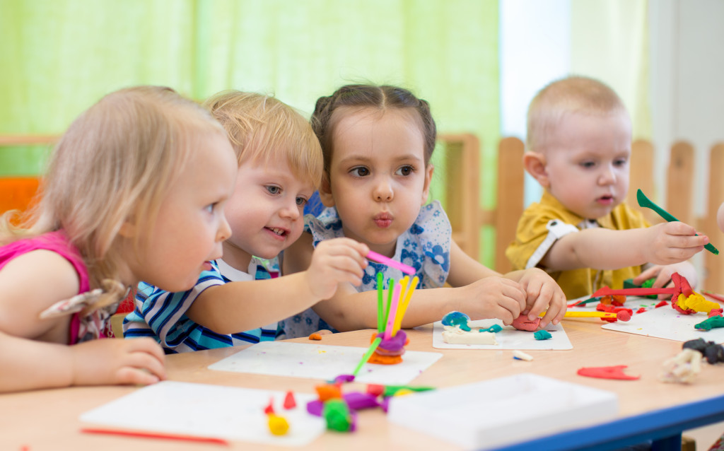 office daycare in a modern company