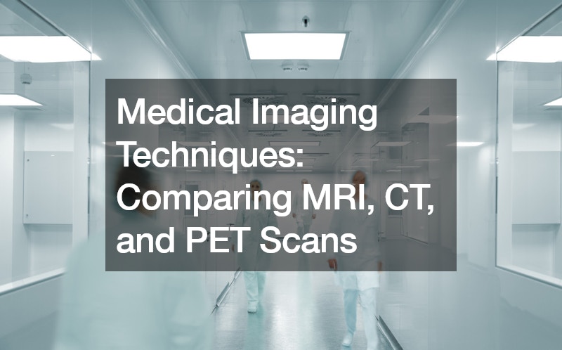 Medical Imaging Techniques Comparing MRI, CT, and PET Scans