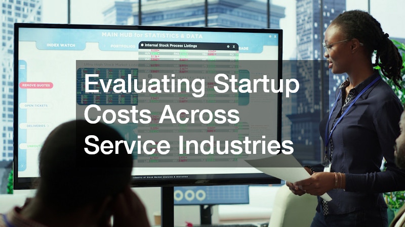 Evaluating Startup Costs Across Service Industries